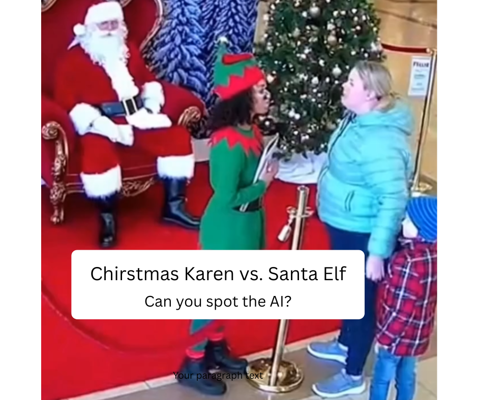 Suspicious Signs the Christian Christmas Karen Video Might Be AI